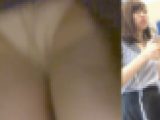 [★新作][★顔出し]パンチラ盗撮 モデル系OLさん 白パンツを階段で2連発撮影