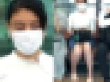 自慢の巨乳を乗客に見せつける綺麗なお姉さん（中編）