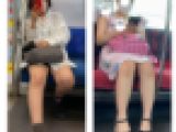 2名の美人お姉さんのエロ過ぎる立ち生足美脚535
