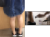 好評だった職場の先輩の娘ちゃんを逆さ撮り
