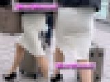 OL140☆ハイヒールで闊歩する白タイトスカートOLのデカ尻粘着！尻肉造形美に大興奮^ ^