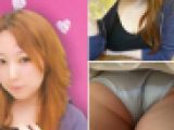 超巨乳P店員の服の上からでもスケベなおっぱいとパンツ【逆さ撮り50】