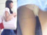 [★顔出し]パンチラ盗撮 激カワ女子大生 ピンクパンツを激撮