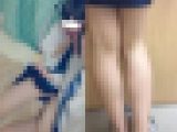 超美少女を特定後、逆さ撮り