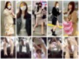 逆さ撮りの瞬間47☆お仕事終わりのお姉さん5人セット☆（フラッシュ撮影/エスカレーター/ゲームセンター/声掛け/カメラ目線）