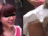 【顔出し】都会の美女のパンティ140