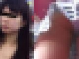 【顔出し】都会の美女のパンティ147