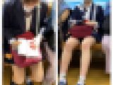 特典付き　JK風制服S級美女の真上・対面エロ過ぎるミニスカ生脚310