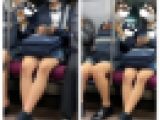 仲良しJK風制服S級美女の対面エロ過ぎるミニスカ生脚312