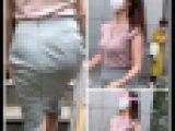 【ムッチリエロ尻OL】最高にエロいヒップラインを闊歩しながら男の勃起した肉棒を挟み込む感じの淫乱変態OLの素顔【653】