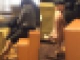 パンスト美脚のOLさん
