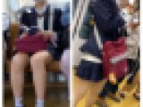 JK風制服S級美女の対面エロ過ぎるミニスカ生脚329