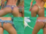 サンバステップ波打ち尻ドアップ映像！別角度1，2．3部ステージ編