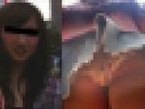 【顔出し】都会の美女のパンティ183
