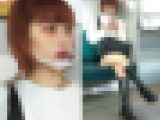 美貌を乗客に見せつけたいショートカット美女（其の一）