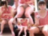 話に夢中で無意識にスカートを引っ張りパンツ丸見えの無邪気過ぎるロリ娘を長時間撮り続けた極上対面ぱんちら～FHD動画～