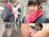 【電車痴漢 #15】《ポニーテール■リ女子●生》大量潮吹きパ●パン■リまんこを種付け集団囲い込み中出しで堕とす！