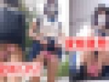 激見せつけ変態○K！スカート完全めくれでひもTバック丸見え！カメラに気づいてニヤニヤ見せつけ！_TPC-045