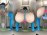 ?激グイ込み?便所で破廉恥水着に着替え?
