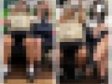 仲良しJK風制服美女の対面エロ過ぎるミニスカ生脚383
