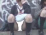 J○ 大股開き 股間 超接写撮影