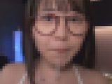 【フェラ】素朴なメガネっ娘にたっぷりしゃぶってもらってお顔に大量顔射?