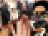【鬼畜スカートめくりvol,39】めくってバレて逃亡！ロリ系制服女子の白P幼尻丸出し14連発～