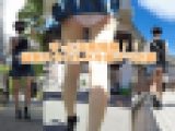 【４Ｋ】無限風パンチラ！ショートＪＫ細もも純白