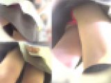 【♯004】可愛い店員さんのスカート内を激写！美脚＆赤のPチラが最高です！