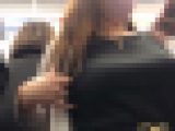 【下からの眺め19】男慣れした推定Ｈカップの超爆乳を下からじっくり