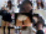白P&透けブラチラ撮りで最後にめくられお尻丸出し女子学生店内盗撮パンチラ動画