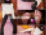 【画像＋動画】１９才元地下アイドルちゃんの蒸れた黒ニーハイ！糸屑付き素足！生パンチラ！エロ下着お尻！