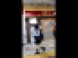 【電射男024】小柄純白レースパンティの女◎校生に悪戯！