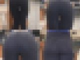 【ピチピチ黒パンツ】デカ尻が際立つギャル2