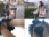 <街撮1>青チェJKが歩くオカズ過ぎてサドルにカメラを仕掛けた。