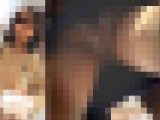 【勃起注意】パンチラカメラ 004 ストッキング越しにリップ柄のパンティ