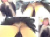 【パンチラ制服女子?019】クラスの人気女子?天真爛漫な美少女の白??