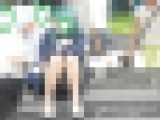 お座りお姉さん発見！！（ＦＨＤ）大変です！！パンツが見えてますよ１１７