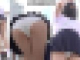 パンツ丸見え、公然ワイセツなクソミニJKの生態観察（2） いつでもパンチラ、尻全開でクイコミ直し編