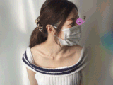 [ワクチン接種]ズリ下げられ過ぎて乳首モロ出し！そのまま気付かず正面おっぱい有り[胸チラ]