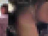 【勃起注意】パンチラカメラ 047 ストッキング越しにヒョウ柄のパンティ