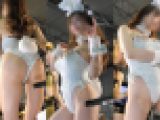 【フェチ動画】永●芽郁似の彼女とSEXYバニー！東●オート●ロン2022セクシーブースの美女コンパニオン達の共演！vol.4