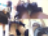 黒髪ロリ系美少女の可愛いパンツとセーラー服の隙間からのブラが丸見え！食い込み直す時の尻肉の揺れまで捉えました！白猫作品vol,0