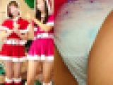 サンタコス女子会vol.1【ミニスカサンタのパンチラ＆美脚堪能】