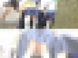 素朴で可愛い！！当然白パン！！（ＦＨＤ）お座りしーちゃん！！大変です！！パンツが見えてますよ特別編９