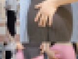 【サイドスリットスカ】旦那に内緒で風俗で働く柔尻の人妻さんにセクハラ