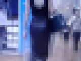 超ハイセンスな美人ギャルがタイトレザースカート履いて美巨尻モッコリさせて歩く姿がイヤらしい