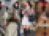 めくり3連発JD・私服K～地下鉄のエスカレーター