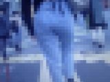 清楚系激カワ美少女がスーパーダイナマイト猥褻ドエロ美爆尻でデニムパンパンにして歩く姿がエロ過ぎる