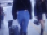 超神スタイルの極上美女がスキニーデニム履いてクビレ絶景からの美巨尻強調させて歩く姿がエロ過ぎる